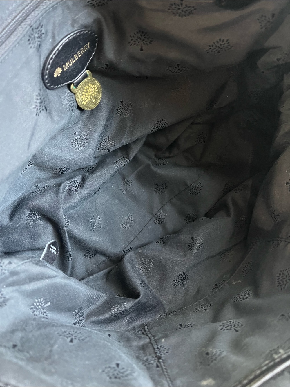 MULBERRY BLACK LEATHER ALEXA - Picture 9 of 16